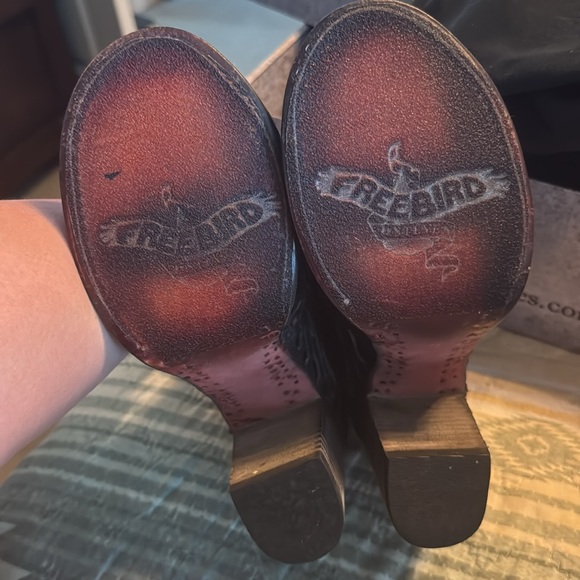 Freebird Bela sandals heels black snake 9 - Picture 6 of 6